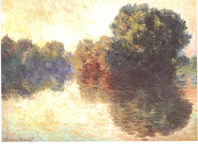 The Seine at Giverny by Claude Monet